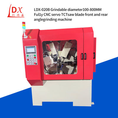 LDX-020B كامل مغلق CNC TCT شفرة شفرة الجبهة والجانب الخلفي زاوية طحن آلة