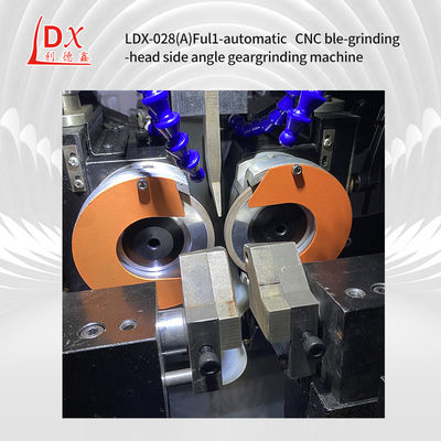 كامل CNC شفرة دائرية شفرة شفرة رأس طحن مزدوج الزاوية الجانبية آلة طحن العجلات LDX-028A