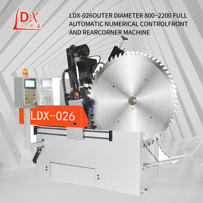 LDX-026 قطر طحن 500-2200MM كامل CNC دائرية شفرة شفرة الجبهة والزاوية الخلفية آلة طحن