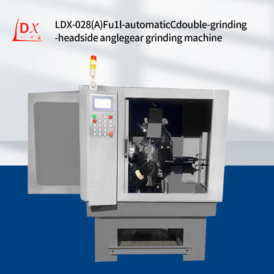 LDX-028A سيرفو كامل CNC شفرة دائرية شفرة رأس طحن مزدوج الزاوية الجانبية صانع آلة طحن