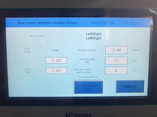 LDX-020A مصنع مباشر أوتوماتيكي شفرة الشفرة الأمامية والخلفية زاوية حادة آلة