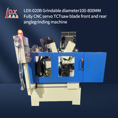 LDX-020B سبيكة الألومنيوم دائرية رأت شفرة الجبهة والزاوية الخلفية طحن آلة
