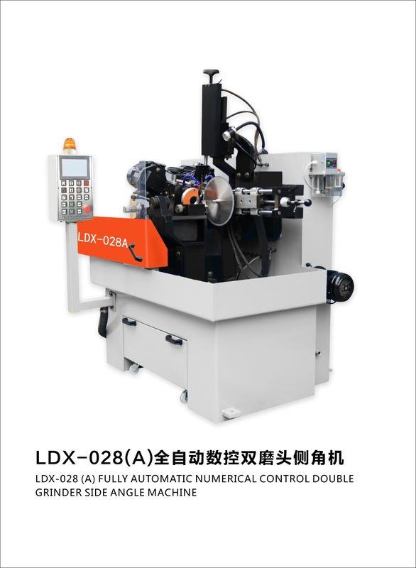 الكامل أوتوماتيكي CNC رأس طحن مزدوج الزاوية الجانبية معدات رأس شفرة طحن LDX-028A