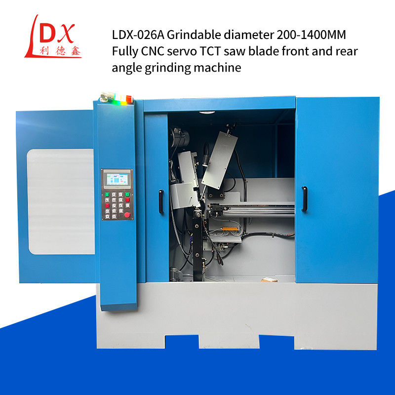 TCT الشفرة الدائرية شفرة الجبهة والزاوية الخلفية كاملة آلة طحن CNC LDX-026A