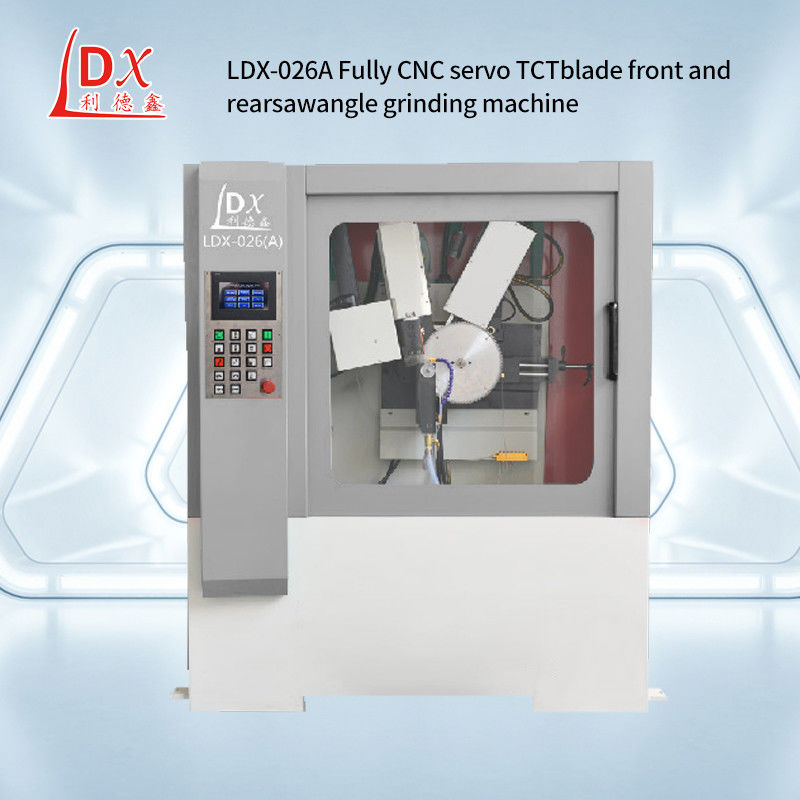 كامل مغلق سيرفو زاوية التأرجح CNC شفرة المنشار الدائرية الأمامية والخلفية زاوية طحن الجهاز LDX-026A