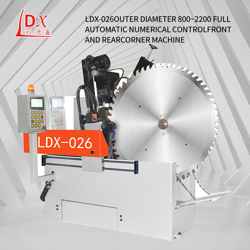 LDX-026 قطر طحن 500-2200MM كامل CNC دائرية شفرة شفرة الجبهة والزاوية الخلفية آلة طحن