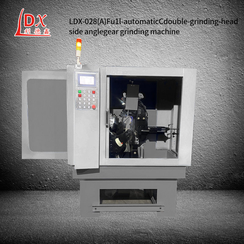 LDX-028A مغلقة بالكامل CNC سيرفو دائرية رأس الشفرة رأس الجانب مزدوج طحن آلة